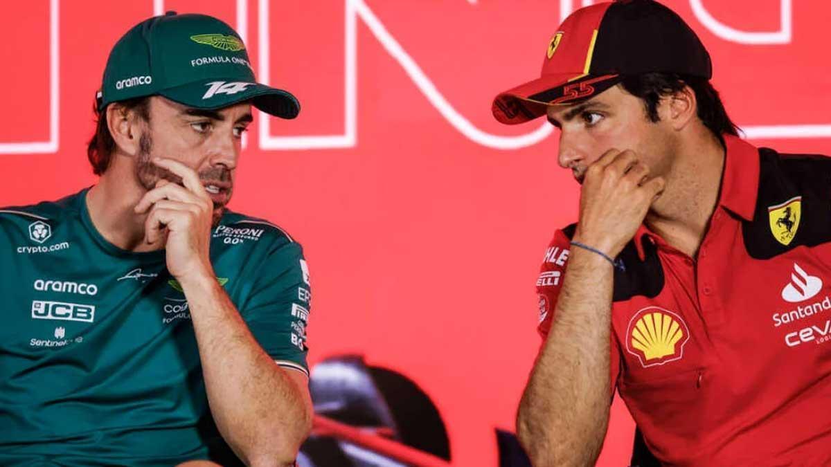 Fernando Alonso y Carlos Sainz vuelven a ser los únicos representantes españoles entre la parrilla de pilotos para 2024
