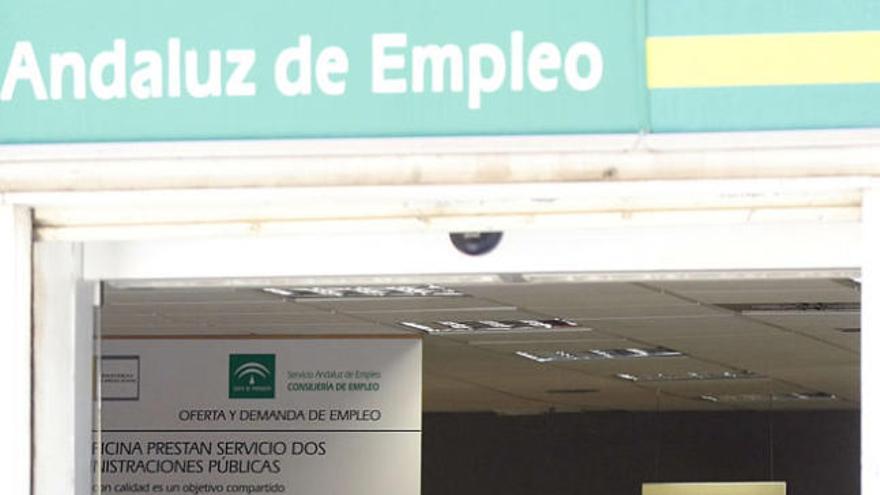 Una oficina de empleo de Málaga capital.
