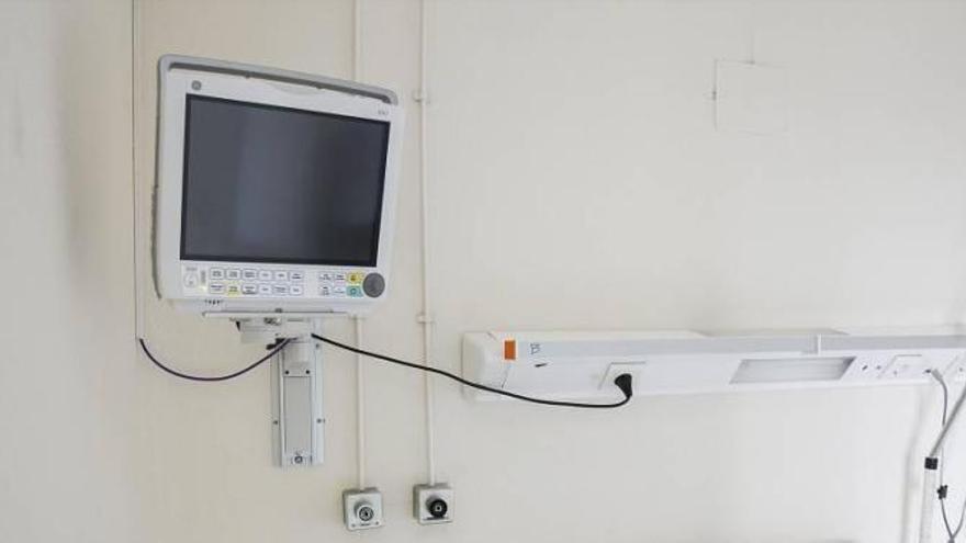 Una televisión en un centro hospitalario