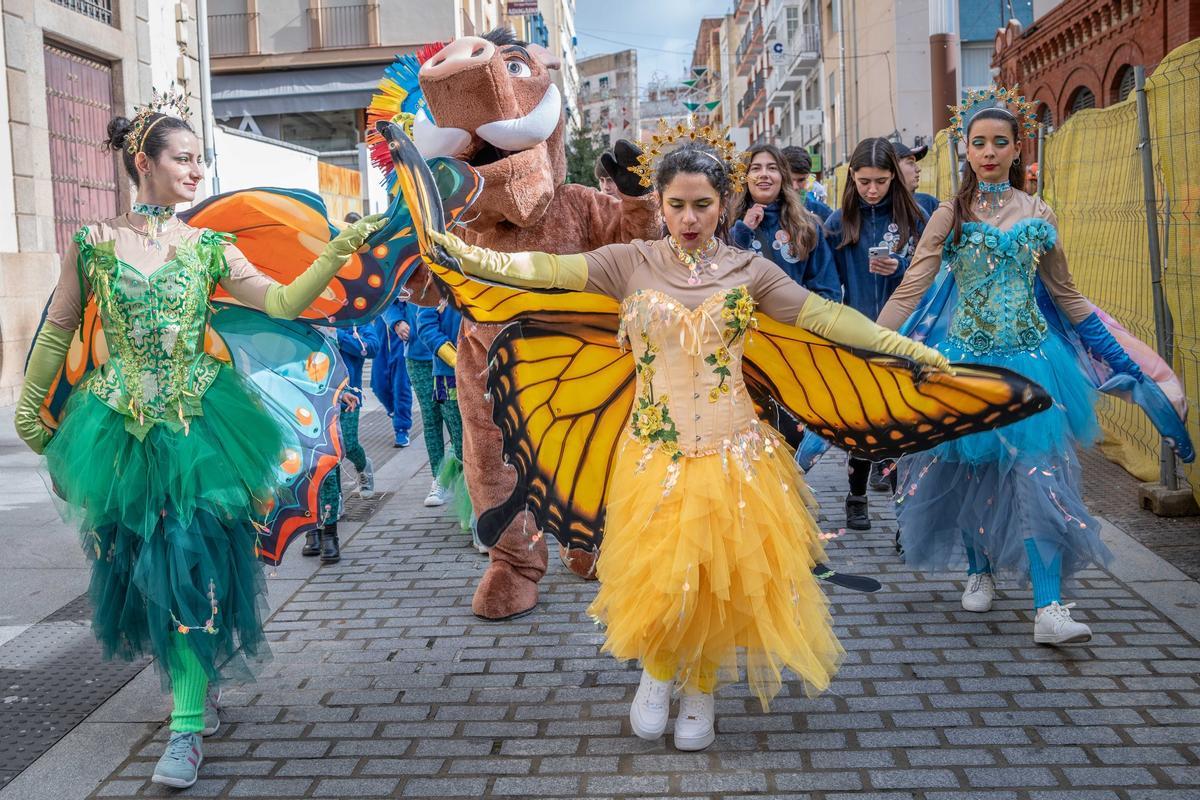 La cantera del Carnaval Romano brilla en un desfile infantil repleto de disfraces.