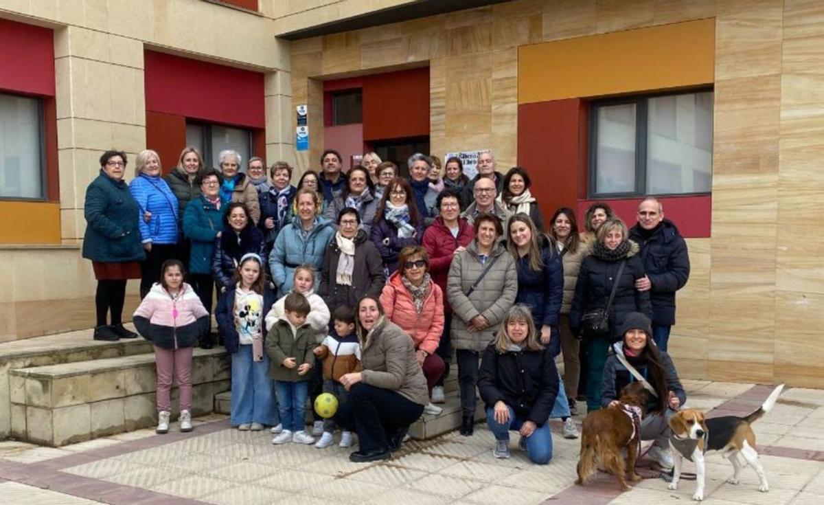 Las vecinas de Figueruelas también secundaron la iniciativa. | S.E.