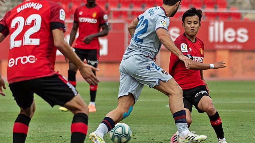 Kubo, en el partido contra el Levante.