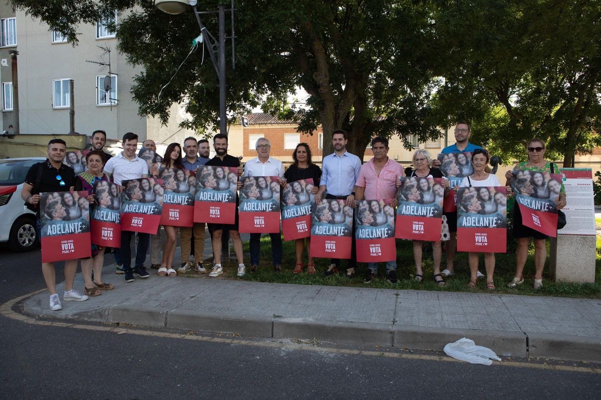 Inicio de campaña del PSOE en Zamora