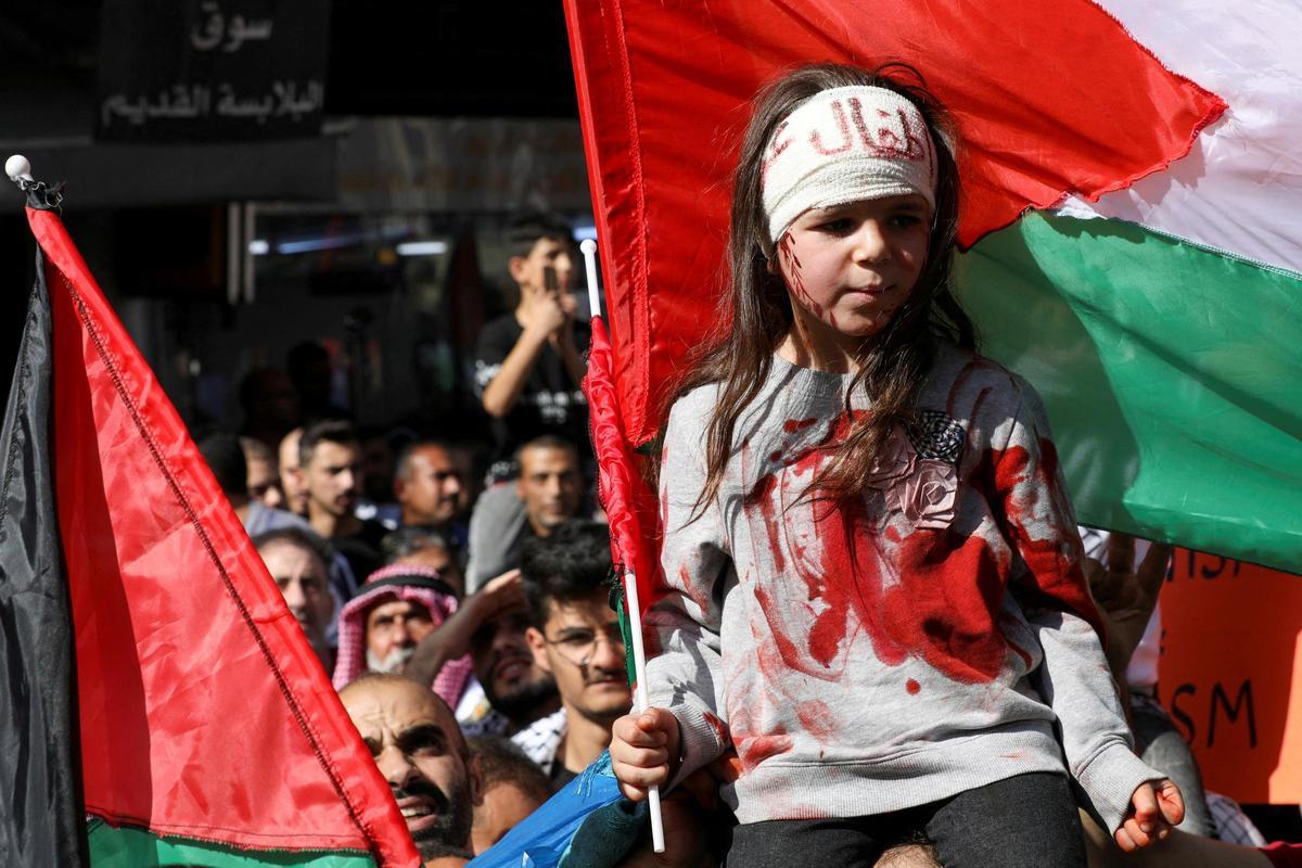 Protesta en Amán, capital de Jordania, el pasado noviembre, contra la ofensiva israelí en Gaza.