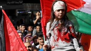 Protesta en Amán, capital de Jordania, el pasado noviembre, contra la ofensiva israelí en Gaza.