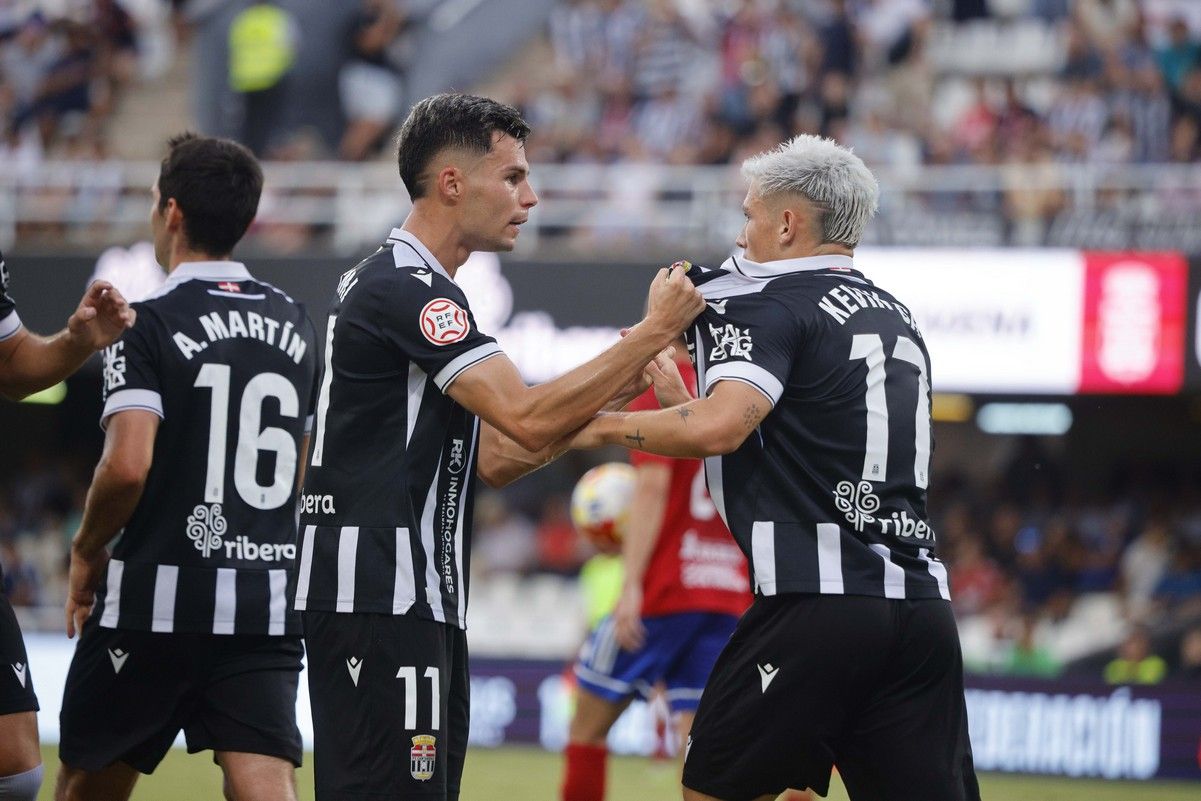 La victoria del FC Cartagena sobre el Tarazona, en imágenes