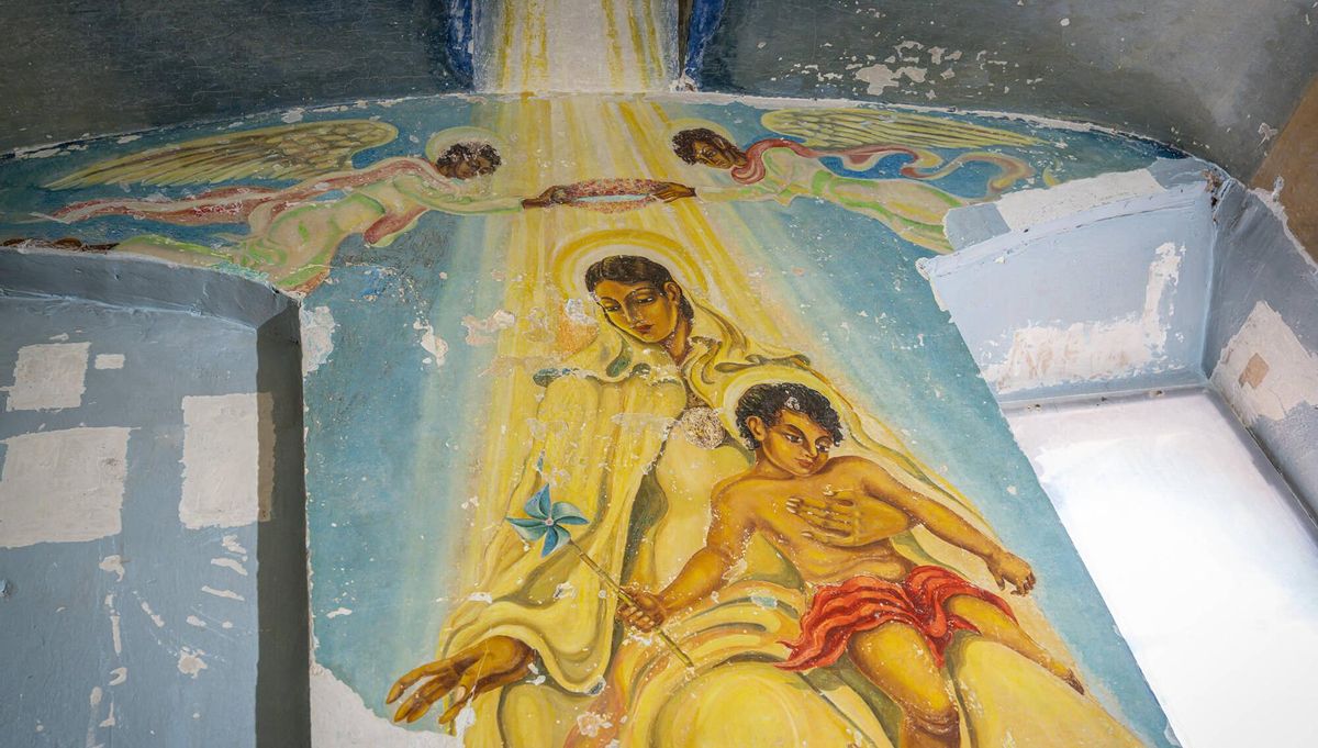 presentación de los resultados del proceso de conservación y restauración de las pinturas murales de la ‘Capilla Gitana’ en la prisión Modelo de Barcelona