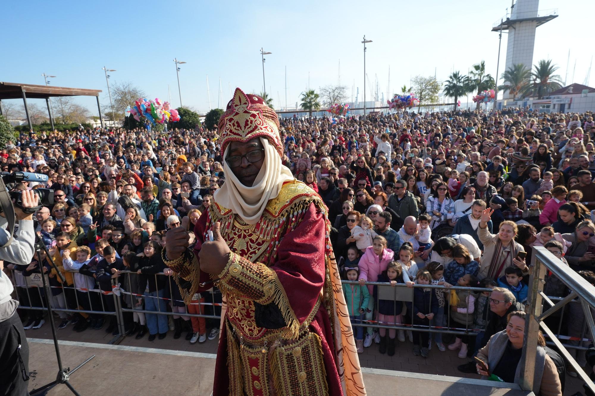 Las mejores imágenes de la llegada de los Reyes Magos a Castellón