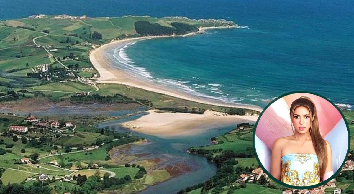 La Playa de Oyambre, en Cantabria y Shakira