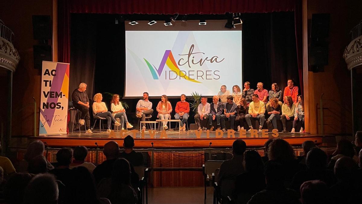 El debat d'Activa Vidreres al Teatre Casino de Vidreres