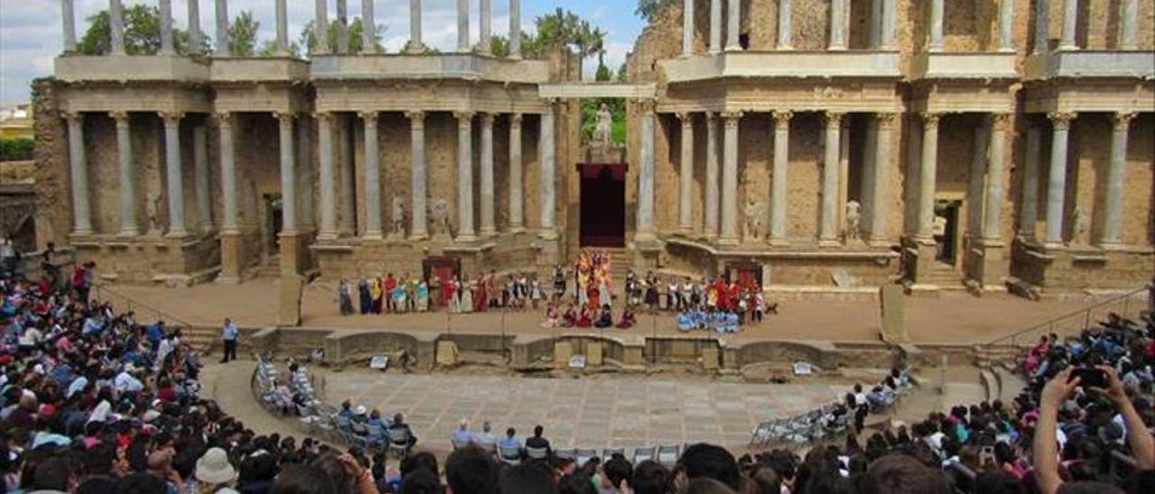 El Festival Juvenil Europeo de Teatro Grecolatino, en el teatro romano.