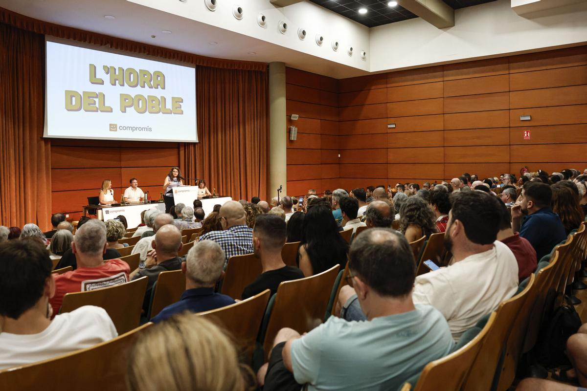 GRAFCVA4891. VALÈNCIA, 04/07/2026.- Mónica Oltra, que va a ser ratificada este sábado en una asamblea extraordinaria de Compromís como candidata a la alcaldía de València para las próximas elecciones municipales de mayo de 2027, ha propuesto un espacio común neutro sobre la base de Compromís. EFE/Manuel Bruque