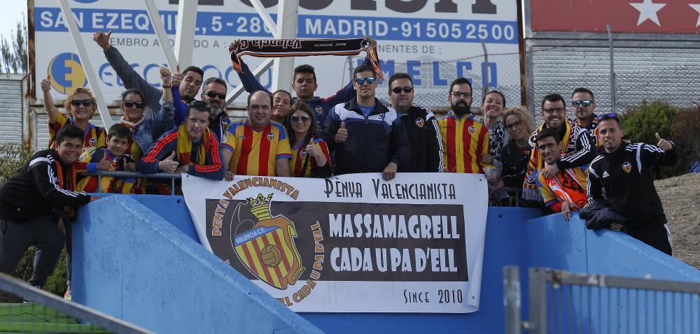 La afición del Valencia no falla en Getafe