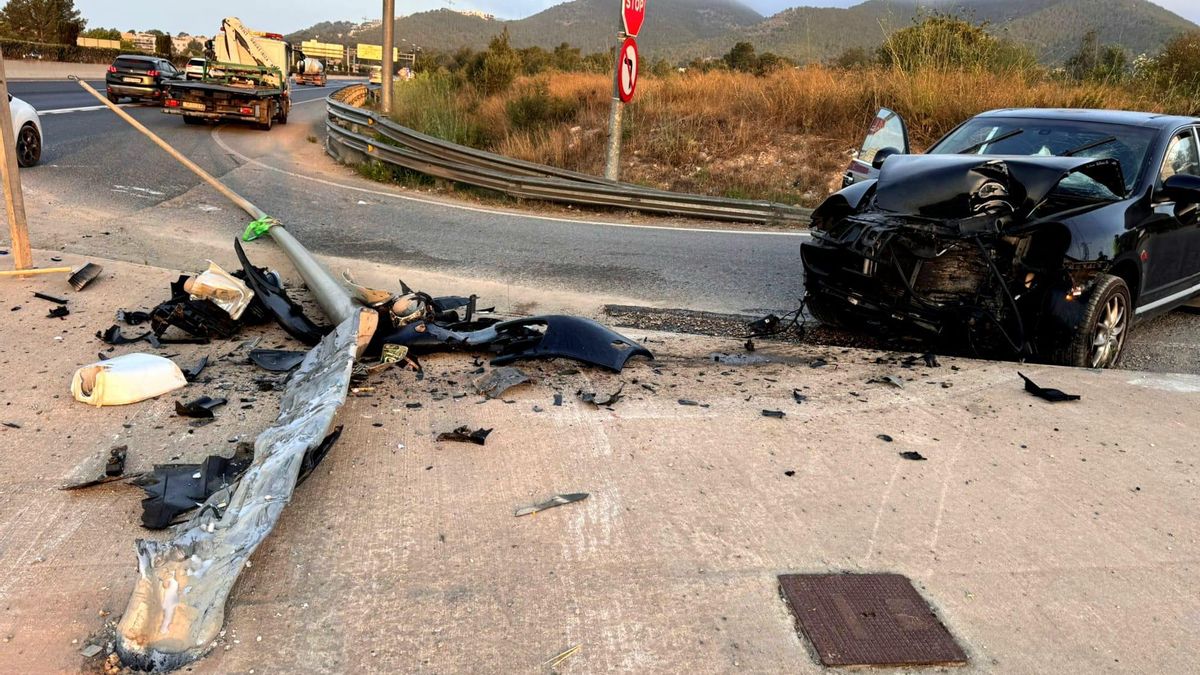 Una imagen del accidente.