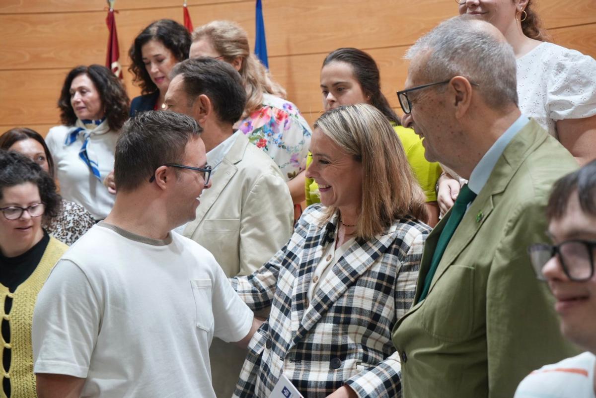 La consejera Conchita Ruiz, ayer durante la presentación del