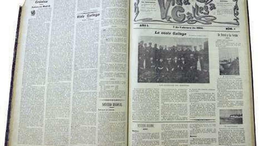 Un primer intento de la revista Vida Gallega, en 1904