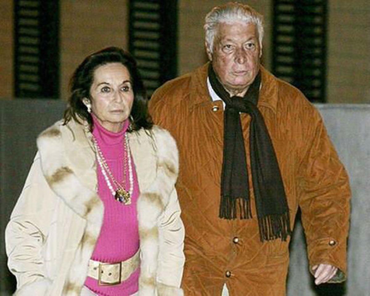 Doris Malfeito, amb el seu marit, Macià Alavedra, el desembre del 2009.