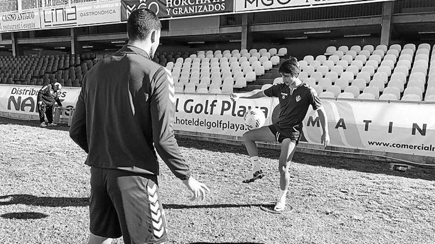 El césped del Estadio Castalia comienza a resentirse