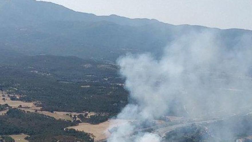 El foc s&#039;ha produït als marges de l&#039;AP7.