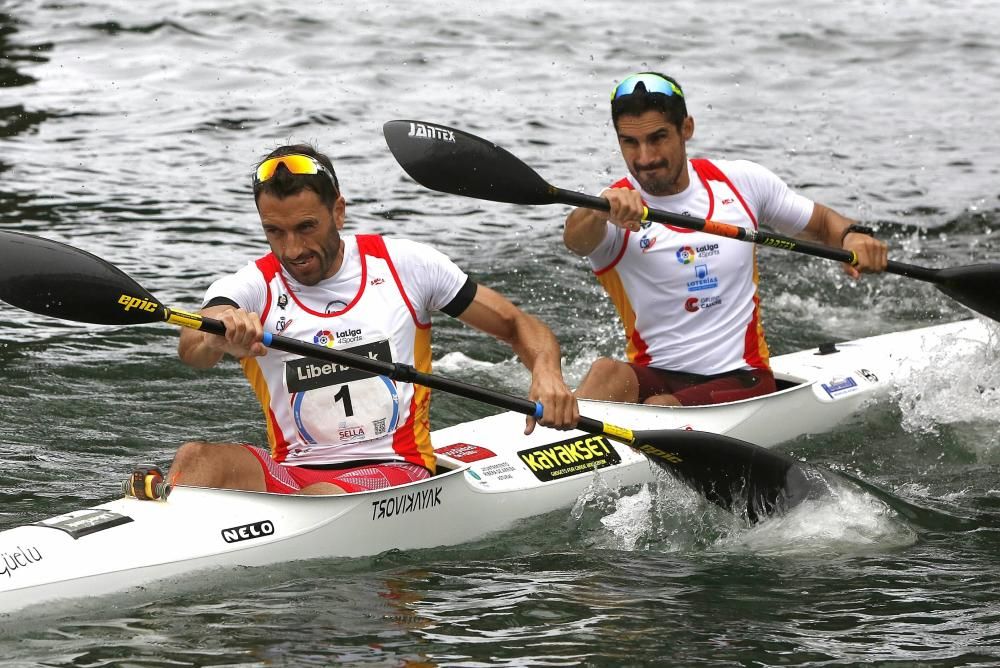 Pruebas de la salida del Descenso del Sella 2017