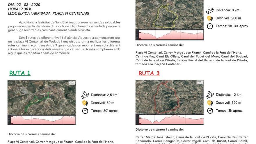 Teulada-Moraira crea sendas saludables para fomentar el ejercicio y dar a conocer el término municipal