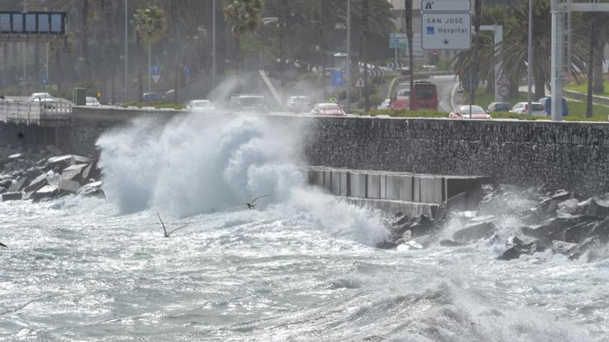 Oleaje en San Cristóbal (19/01/22)