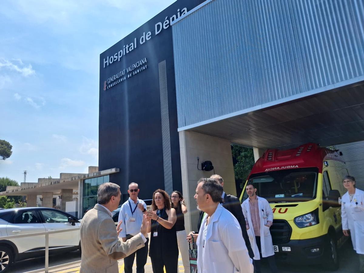 Así es la nueva base del SAMU en el hospital de Dénia