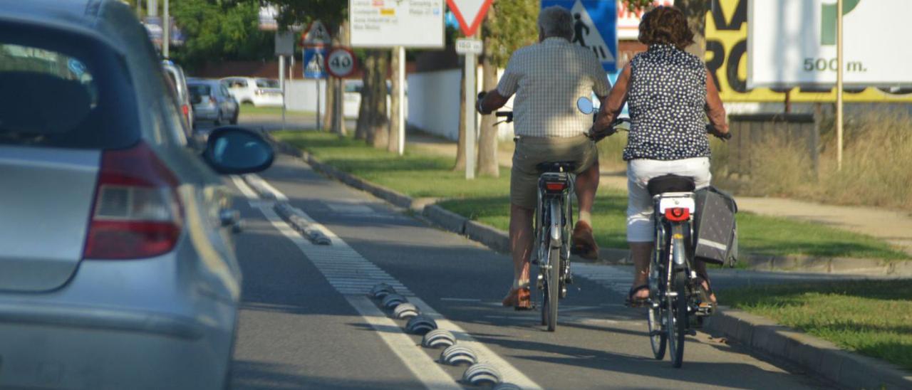 El projecte de carril bici forma part del pla de reordenació de la urbanització de Santa Margarida | SANTI COLL