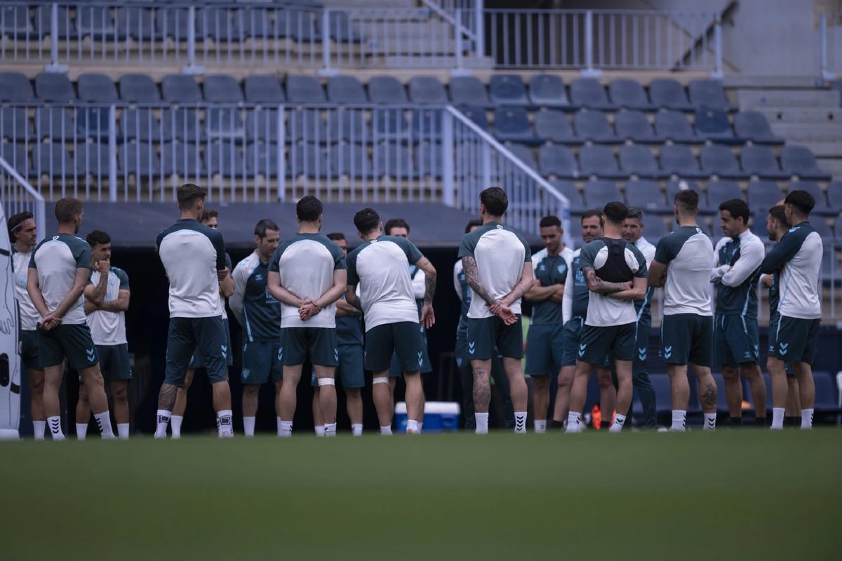 El Málaga CF se conjuró en La Rosaleda para salir del bache de resultados.