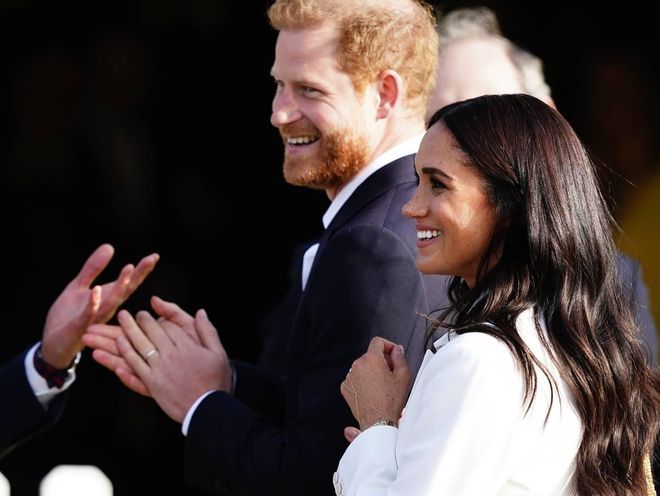 Meghan Markle y el príncipe Harry en los Invictus Games