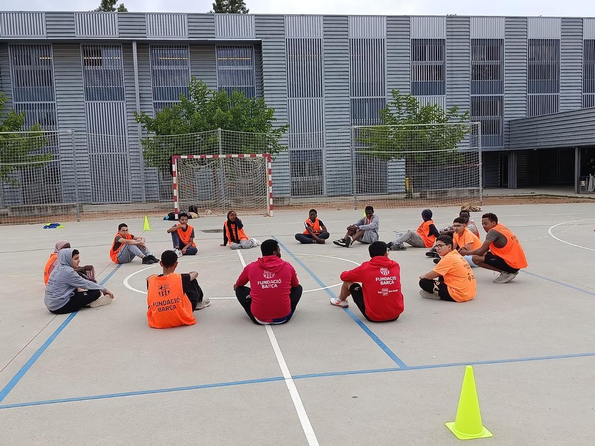 Les imatges dels joves de Salt participant en el projecte Barça Activa’t Les imatges dels joves de Salt participant en el projecte Barça Activa’t