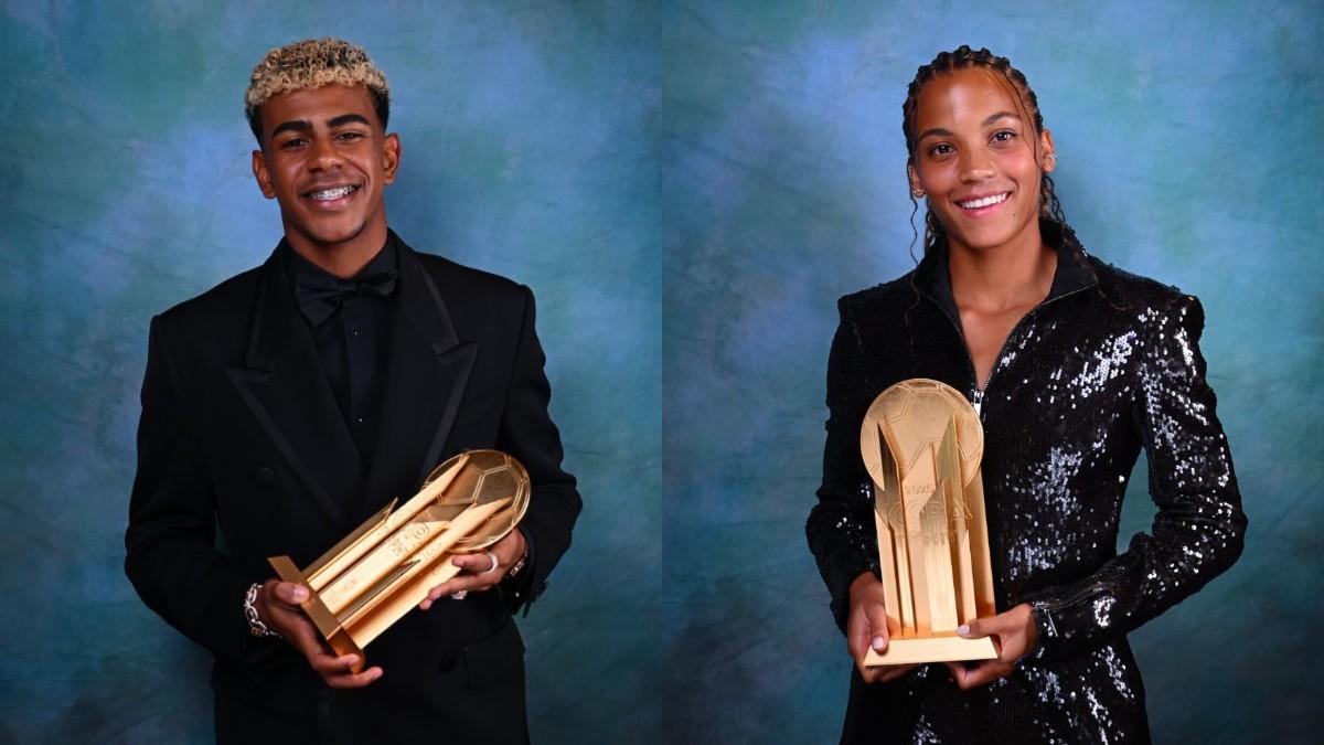 Lamine y Vicky, premiados