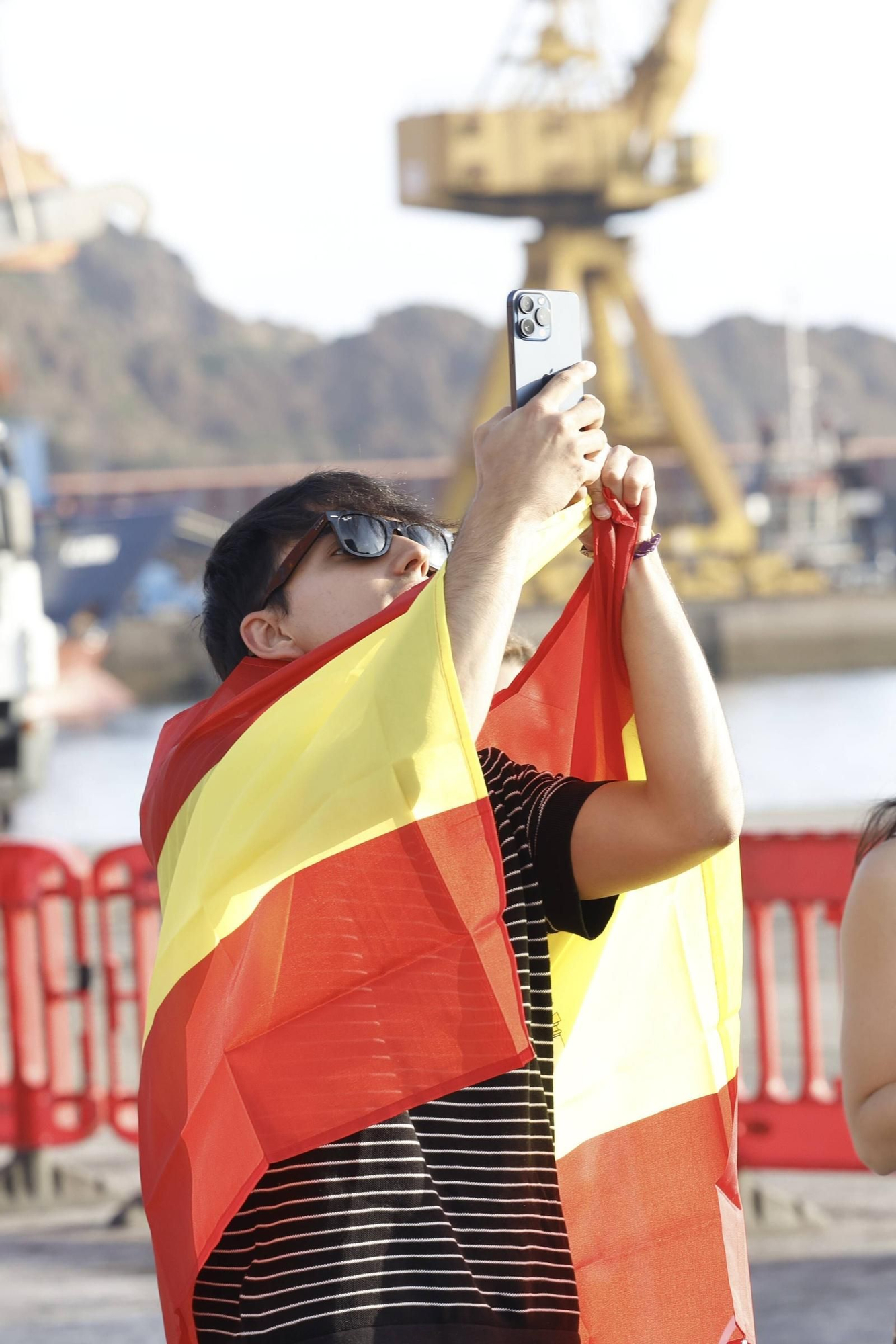 EN IMÁGENES: Así fue la llegada de la Princesa Leonor a Gijón en "Elcano"