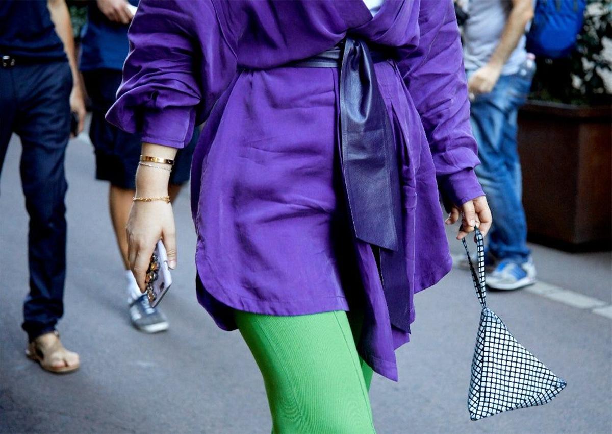 Verde + Ultraviolet = Para las más trendy