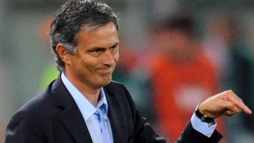 El entrenador del Inter, José Mourinho