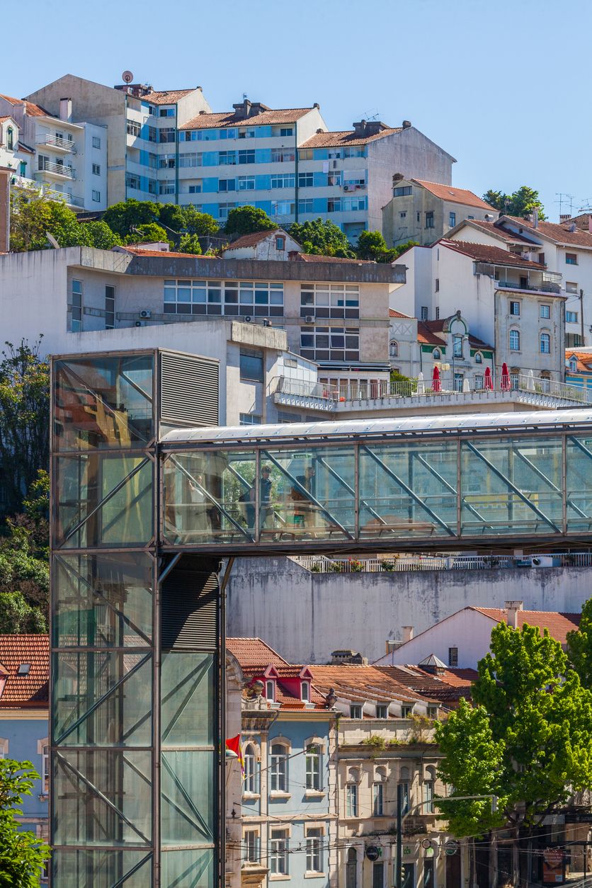 El Elevador do Mercado en Coímbra