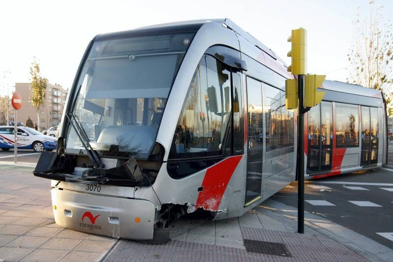 Fotogalería: Accidente del tranvía de Zaragoza