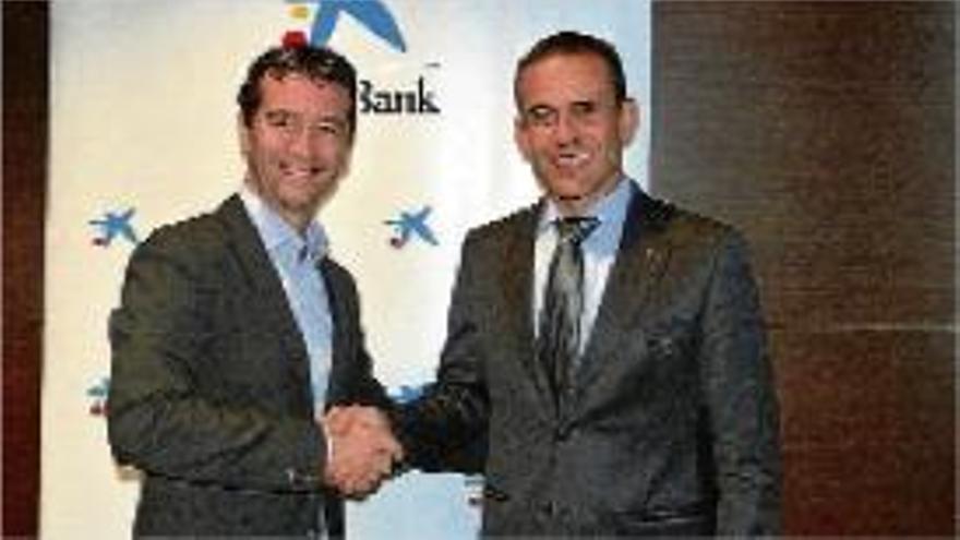 Jaume Arnau i Jaume Masana van signar l&#039;acord de col·laboració