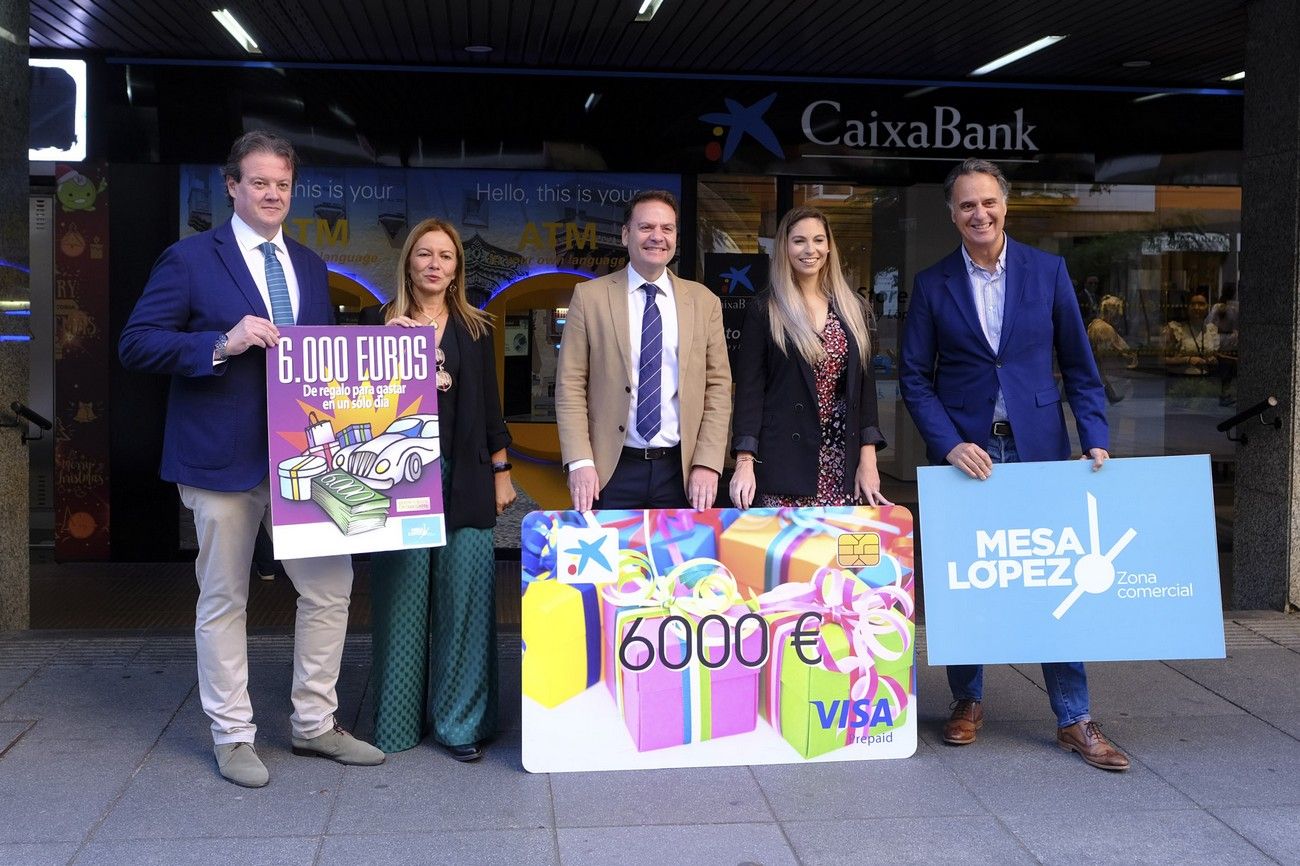 Recorrido de la ganadora de la tarjeta regalo de 6.000 euros de la Zona Comercial Mesa y López