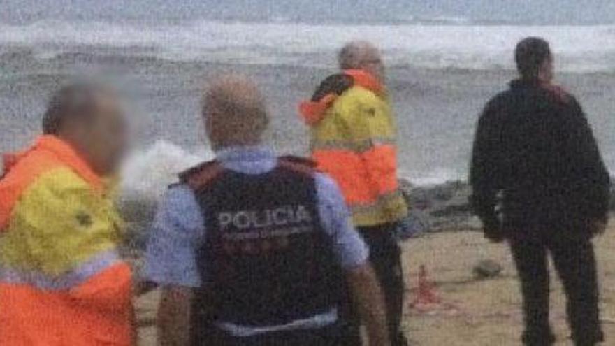 Troben un mort a la platja de Caldes d&#039;Estrac