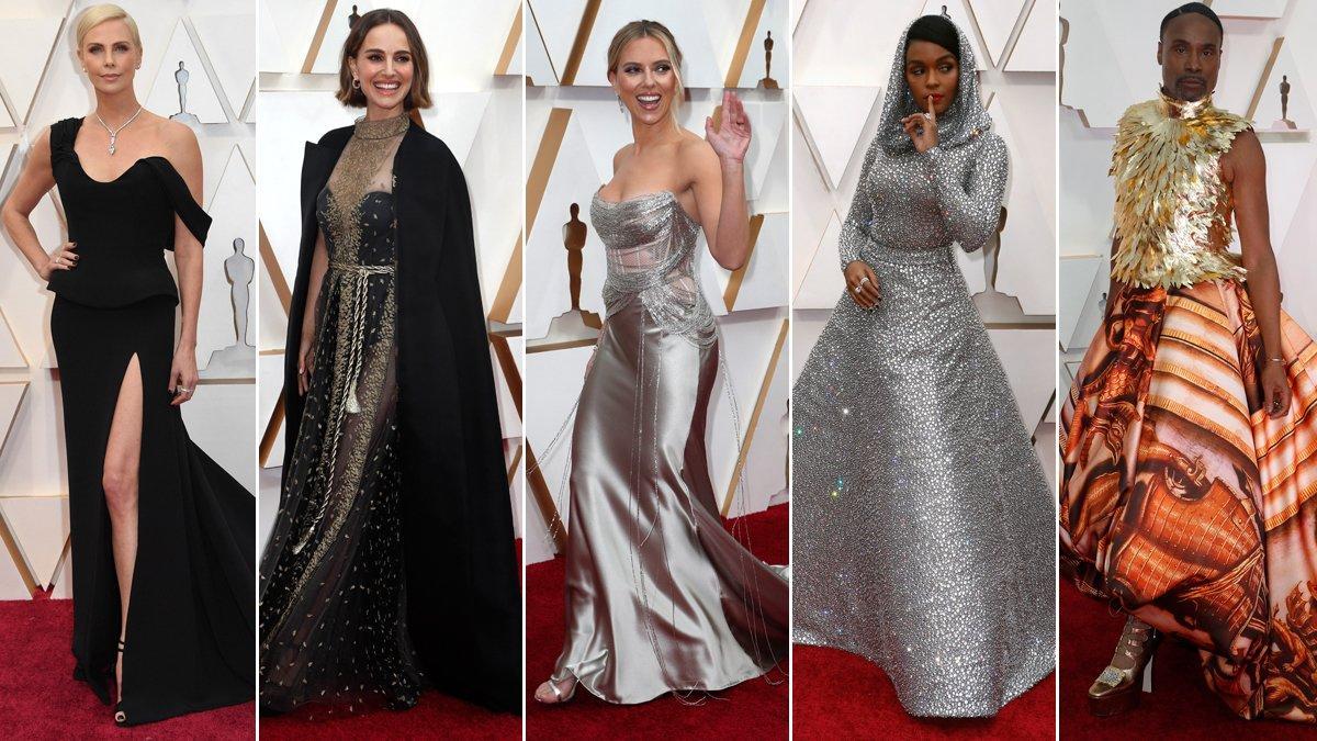 Charlize Theron, Natalie Portman, Scarlett Johansson, Janelle Monáe y Billy Porter.