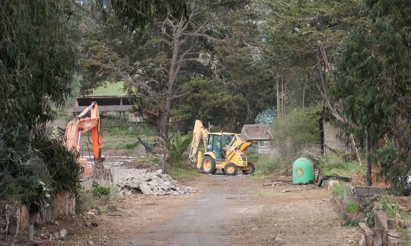 Movimientos de tierra en el destacamento de Las Raíces