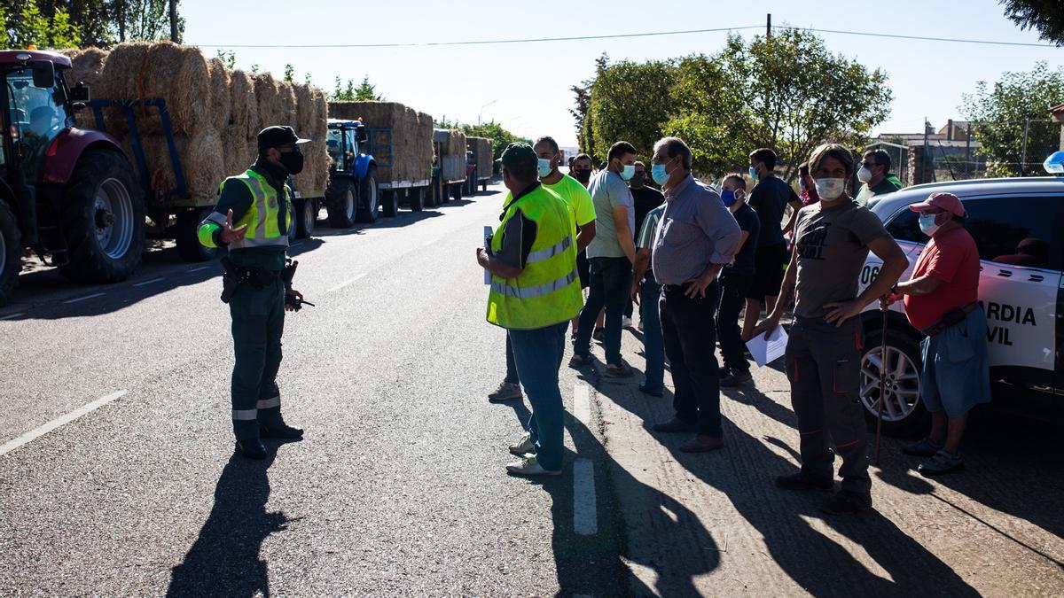 Caravana solidaria por el incendio de Lober