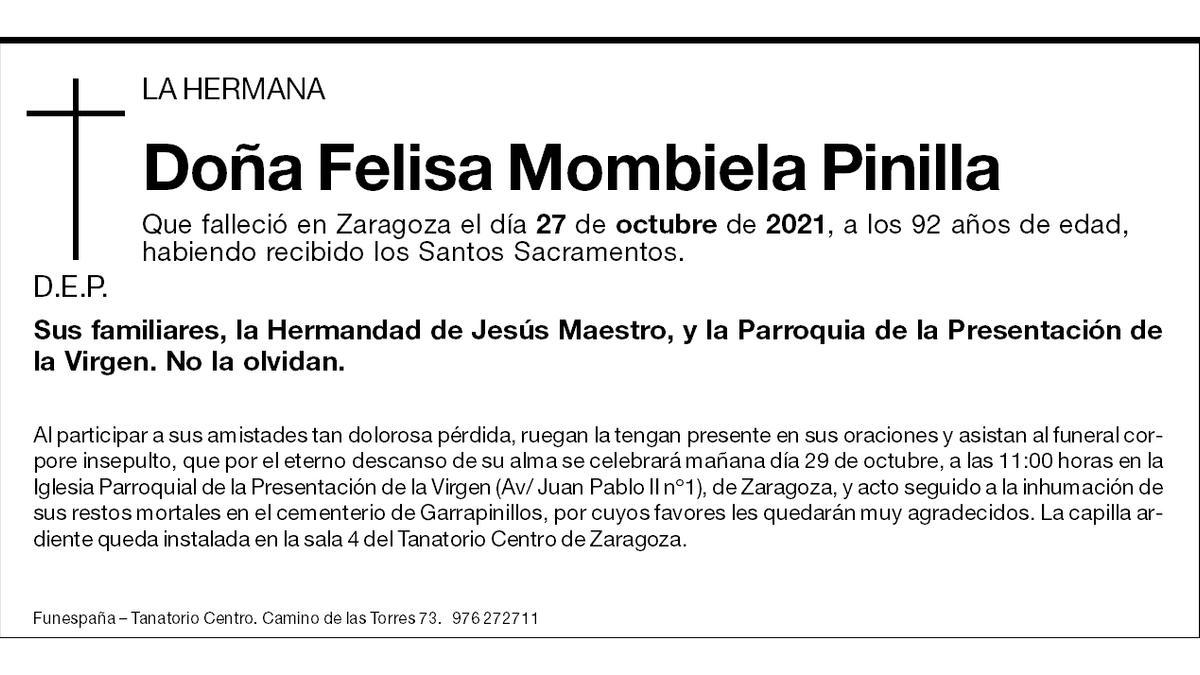 Felisa Mombiela Pinilla