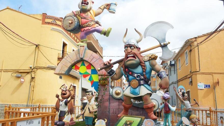 Falla de Josep Antoni, en la Pobla de Vallbona.