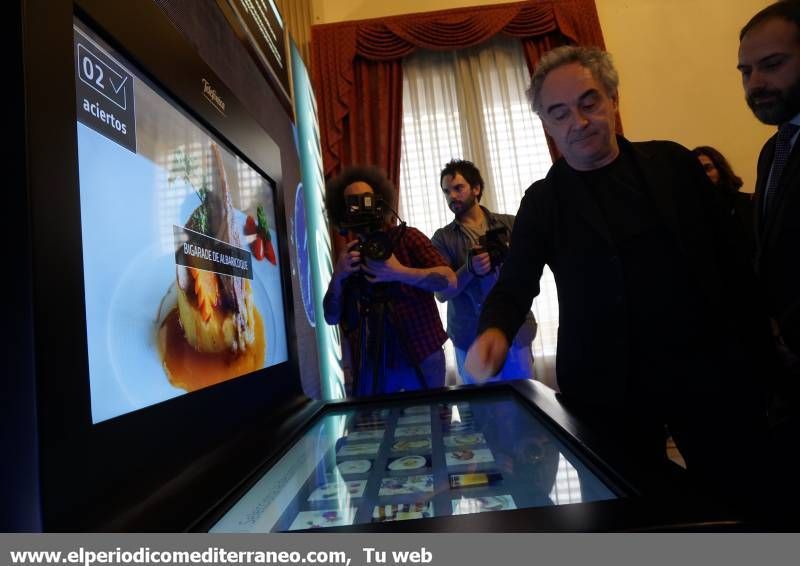 GALERIA FOTOS: Ferran Adrià exhibe su cocina en Castellón