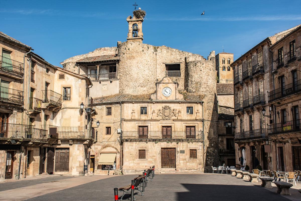 La plaza Mayor de Sepúlveda, en Segovia
