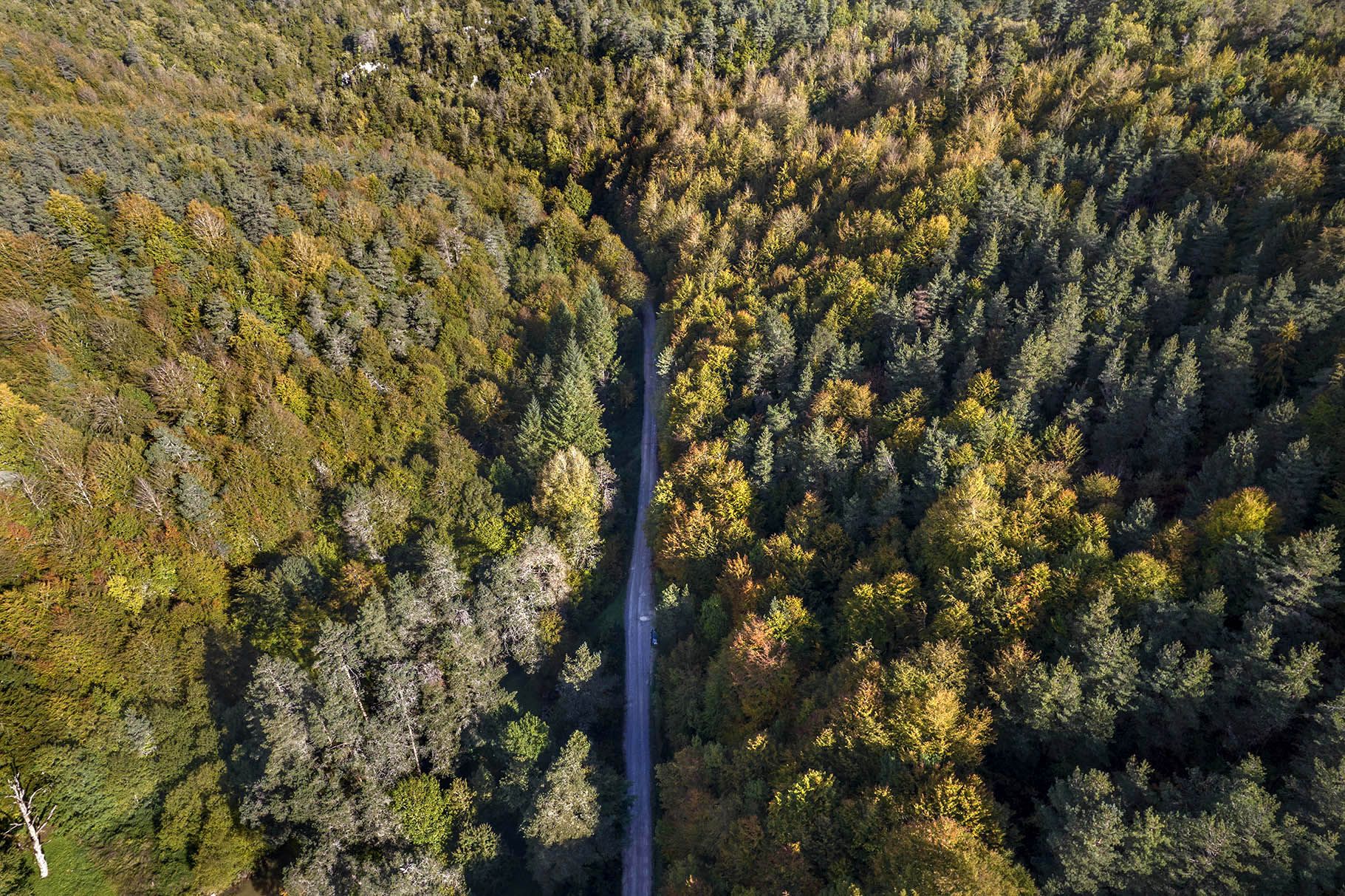 Vista de dron de Zatoia.