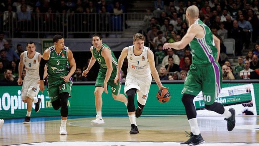 Luka Doncic podría jugar su último partido en el Carpena antes de marcharse a la NBA.