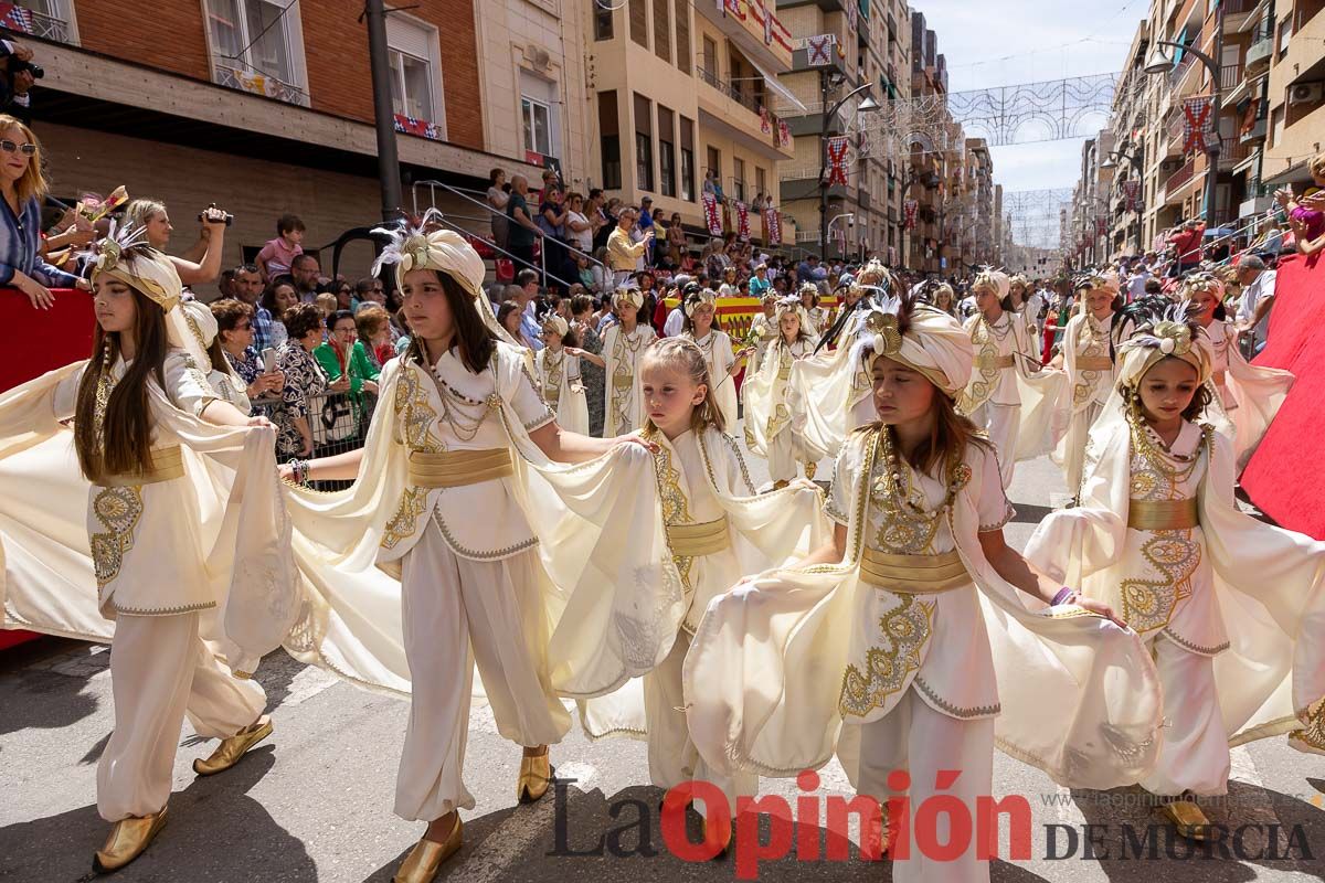 Desfile infantil del Bando Moro en las Fiestas de Caravaca